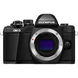 The silver OM-D E-M10 Mark II from Olympus is a mirrorless Micro Four Thirds digital camera featuring refined stills and movie recording capabilities…
