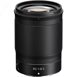 The NIKKOR Z 85mm f/1.8 S from Nikon is a short-telephoto prime characterized by its flattering focal length and bright f/1.8 design. The maximum ape…
