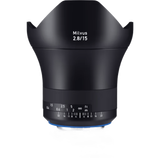 The Carl Zeiss 15mm f/2.8 ZE Distagon Design The Carl Zeiss 15mm f/2.8 ZE is a super-wide-angle prime lens built for the Canon EF mount, utilizing th…