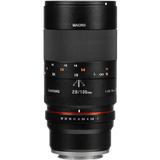 The Canon EF mount 100mm f/2.8 ED UMC Macro Lens from Samyang is a manual focus short telephoto designed for working with subjects both near and far.…