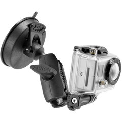 4 Cup With Riser Heavy Duty Suction Mount